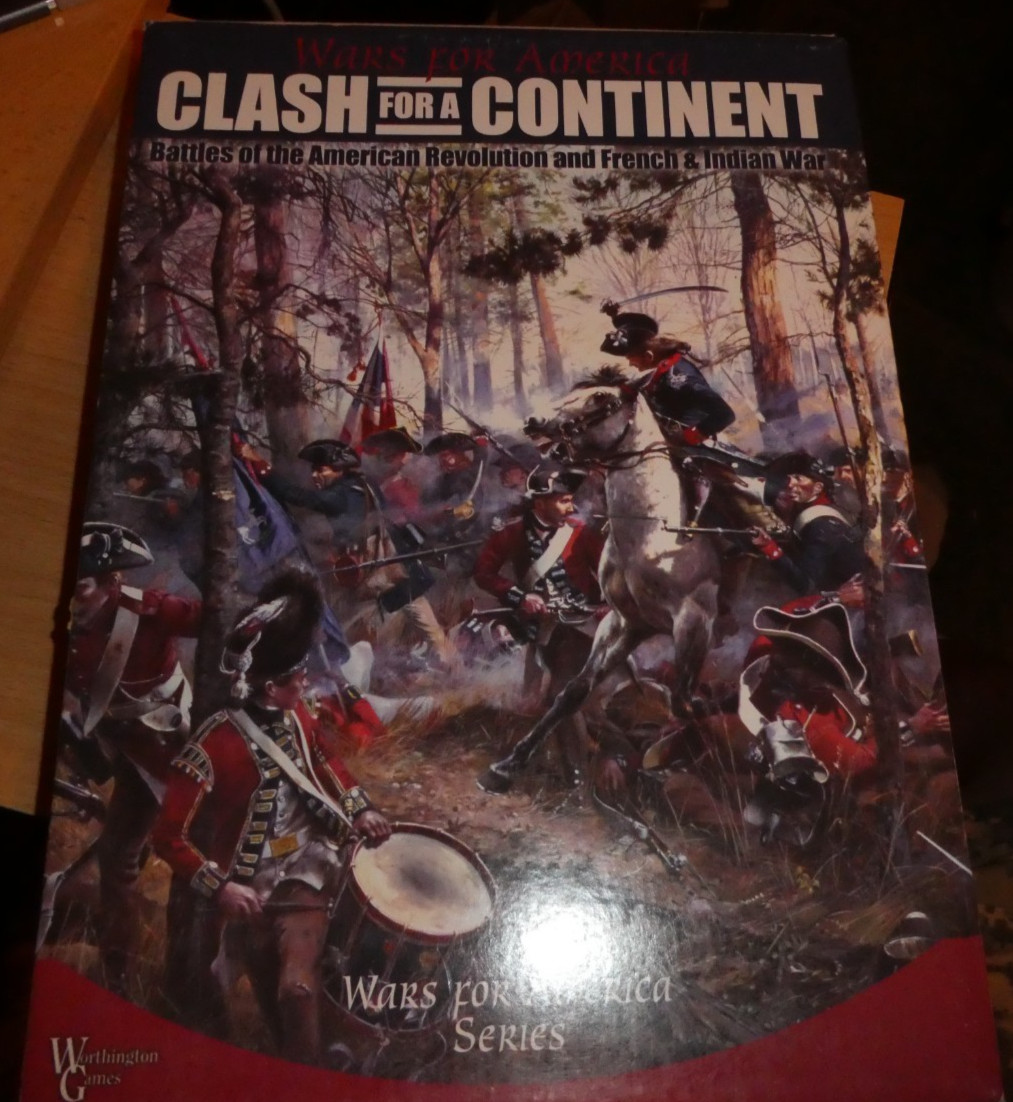 Worthington Games: Wars for America: Clash for a Continent.