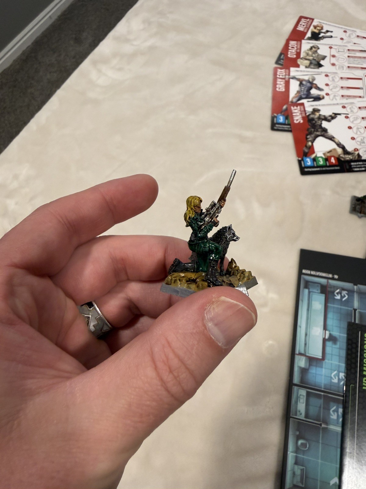 Metal Gear Solid: The Board Game Standard Edition by CMON. Painted