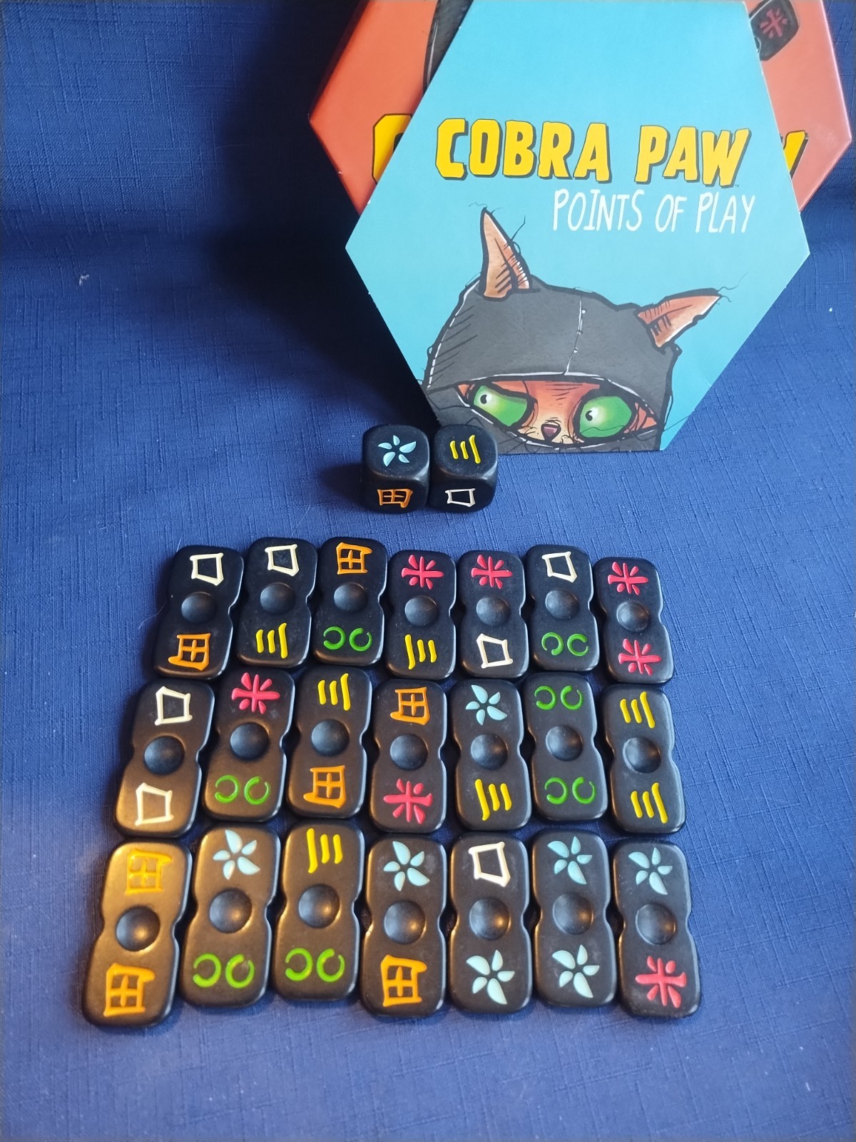 Cobra Paw Ninja Tile Game Bananagrams Master Meow Clawfuku Cat Ninja – Complete