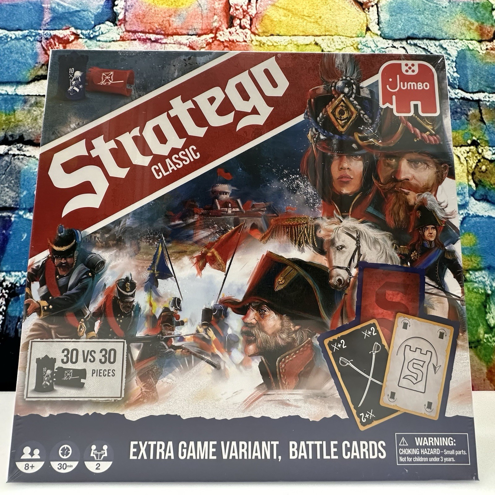 Stratego Classic Board Game War Strategy Game with Battle Cards GALT Sealed NEW!