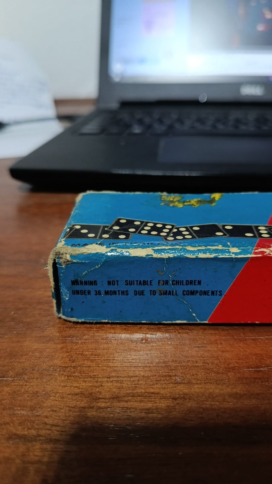 Vintage Dragon Dominoes Made in Thailand Double Six Black Tiles – 28 Pieces