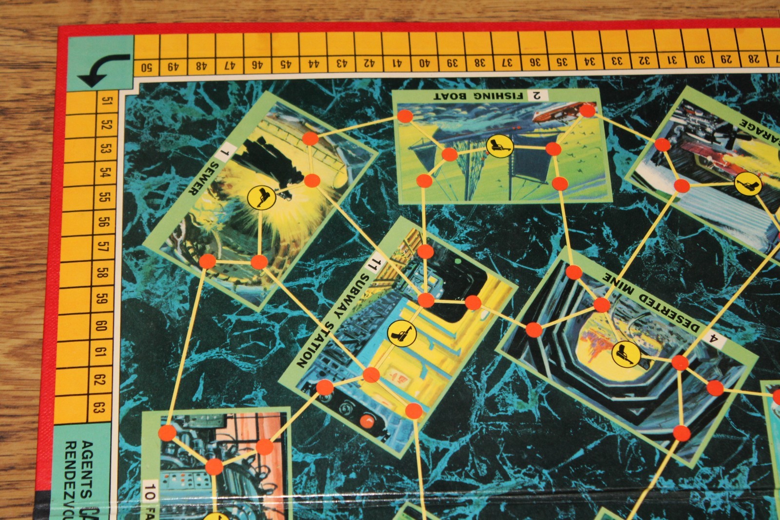 James Bond Secret Agent 007 Board Game 1964 Milton Bradley Incomplete For Parts