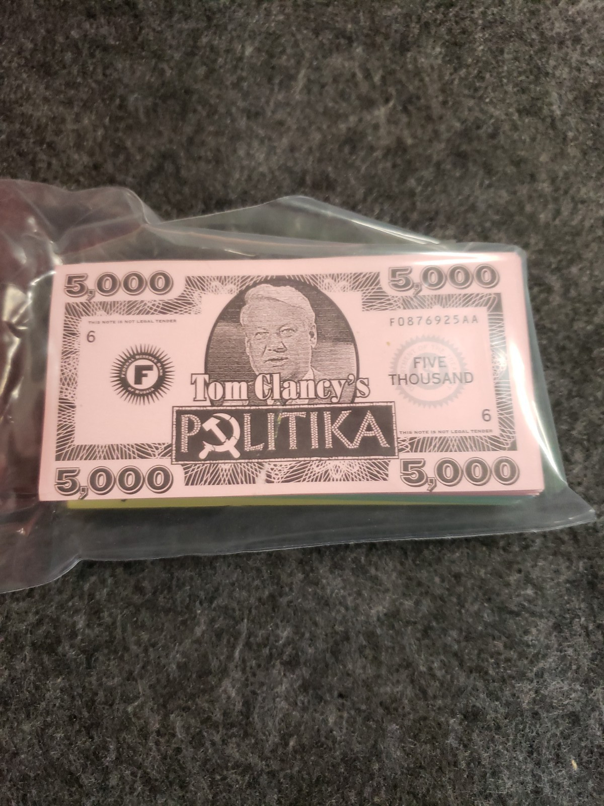 Tom Clancy’s ” Politika” – A 1997 Strategy Boad Game PART “Money” (C14B1)