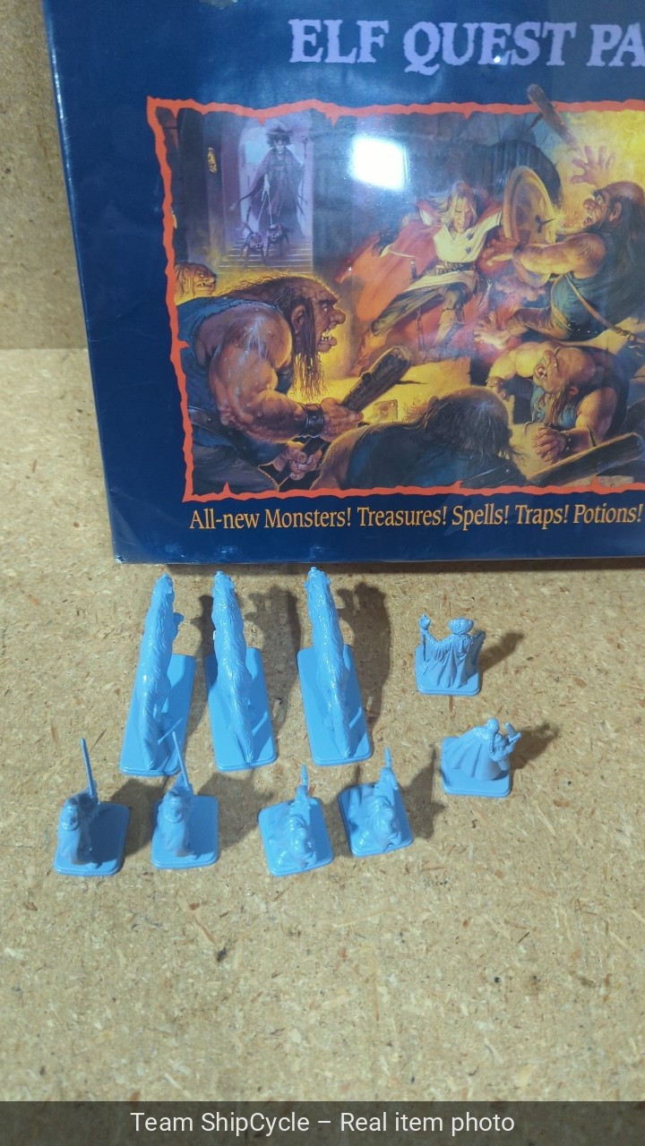 Hero Quest Elf Quest Pack Milton Bradley 910 Pieces 4236 G2U