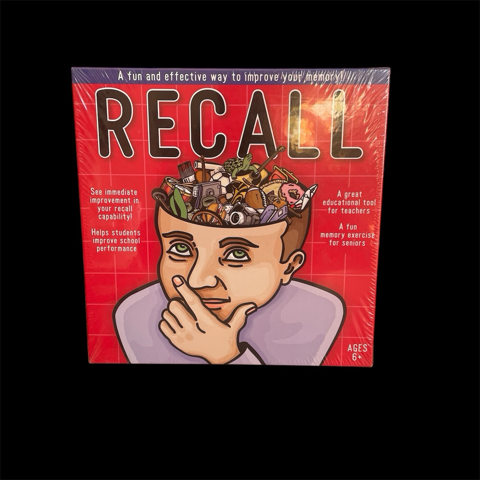 RECALL Board Game Fun Effective Way To Improve Memory Improves Recall 6+ Sealed