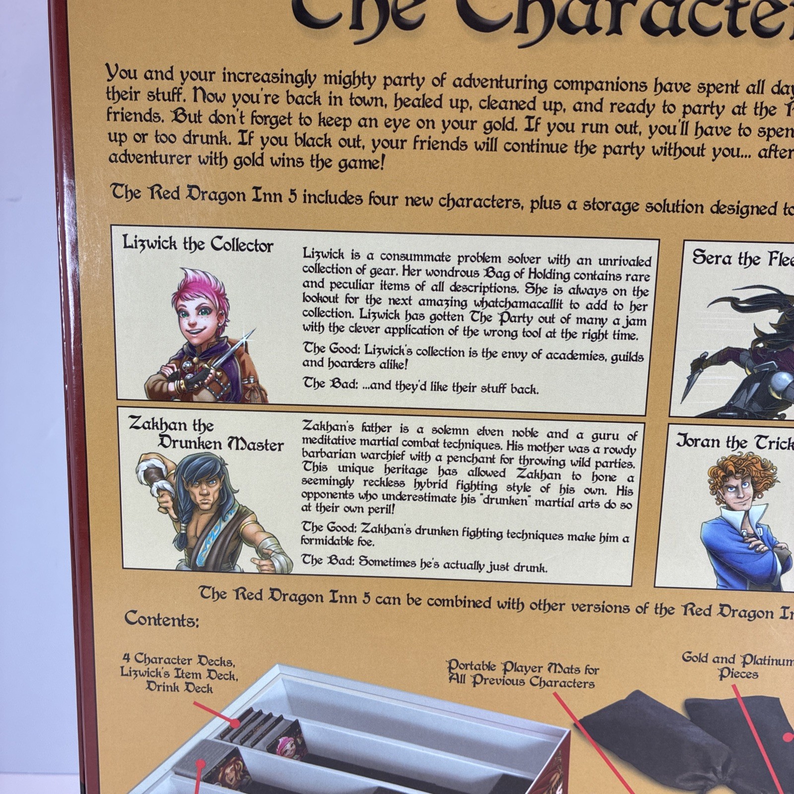 Red Dragon Inn 5 The Character Trove Sealed Decks and Pieces Complete