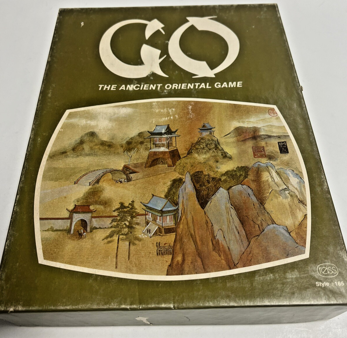 Vtg 1974 Reiss GO The Ancient Oriental Board Game COMPLETE Bookshelf #165 VGUC