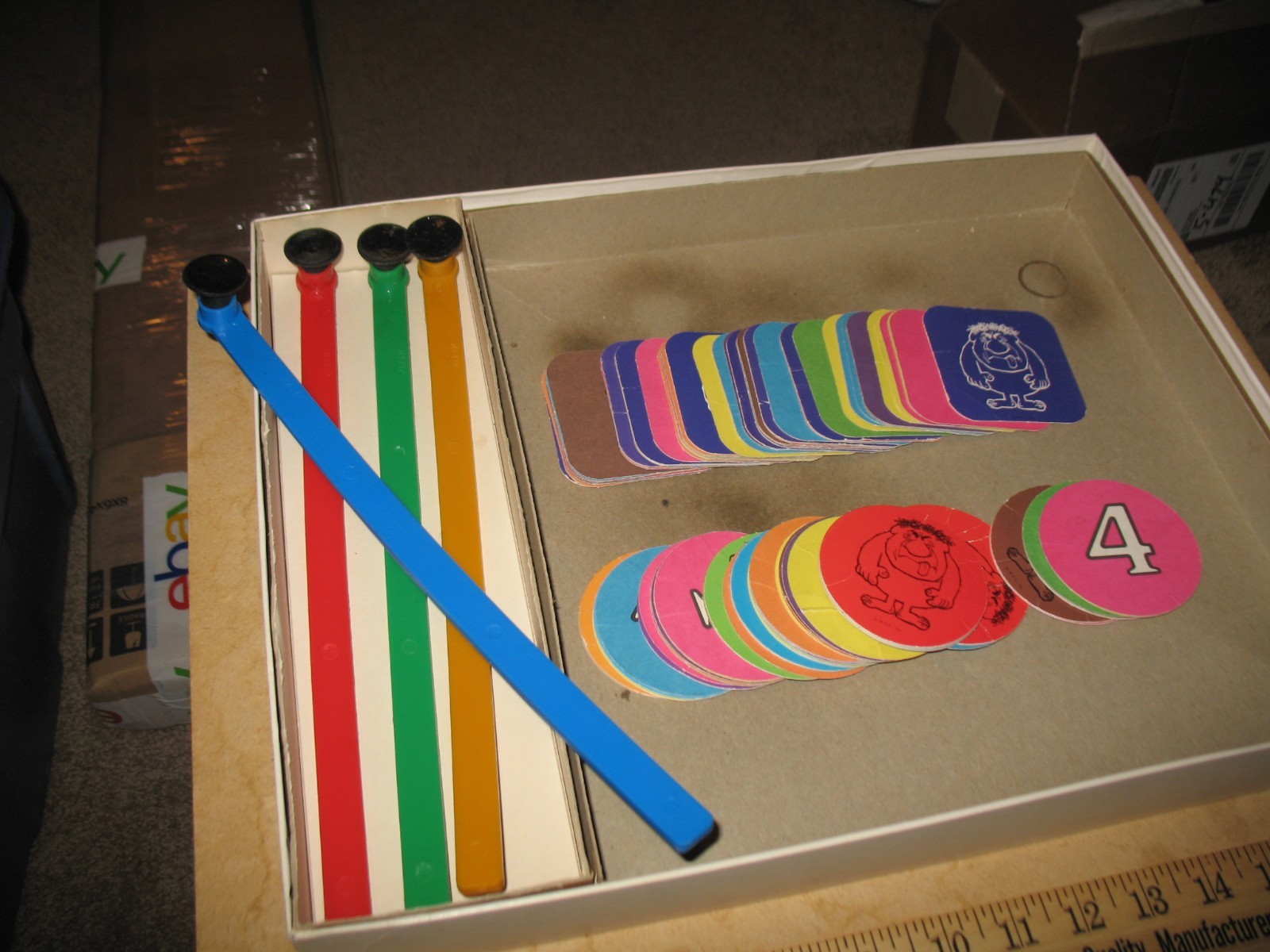 VTG 1968 WHITMAN CLUNK A GLUNK BOARD GAME AGES 5-ADULT 99% COMPLETE 2-4 PLAYERS