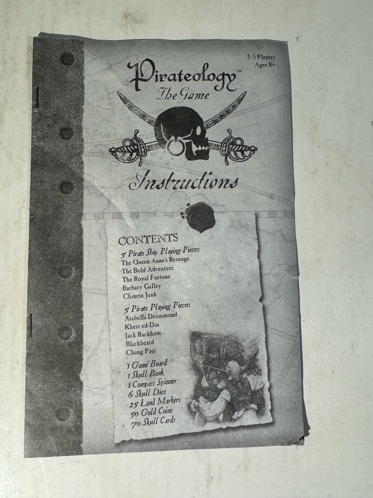 Pirateology Board Game 2007 Sababa Toys Skull Treasure Hunting New Open Box