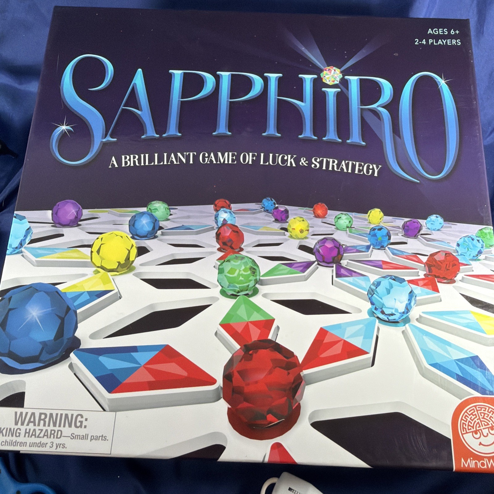 Sapphiro Board Game A Brilliant Game of Luck & Strategy by Mindware