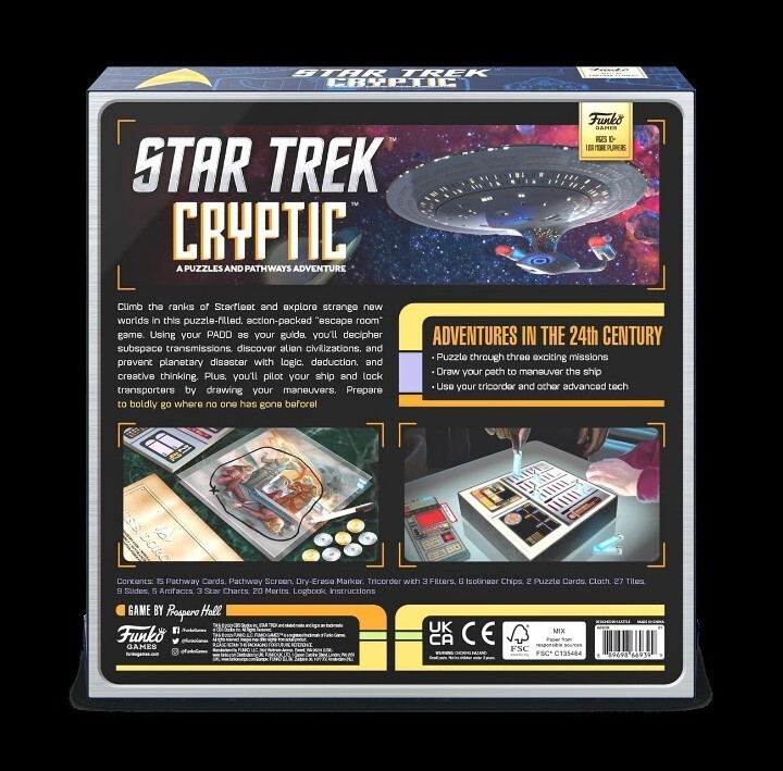Funko Star Trek Cryptic – A Puzzles and Pathways Adventure for 1 or More Players