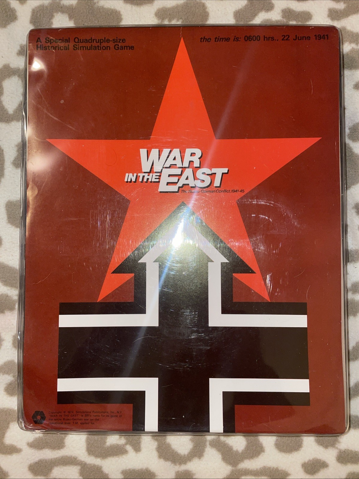 SPI. 1974. War In The East. Punched. VGC. Rare Collectible.