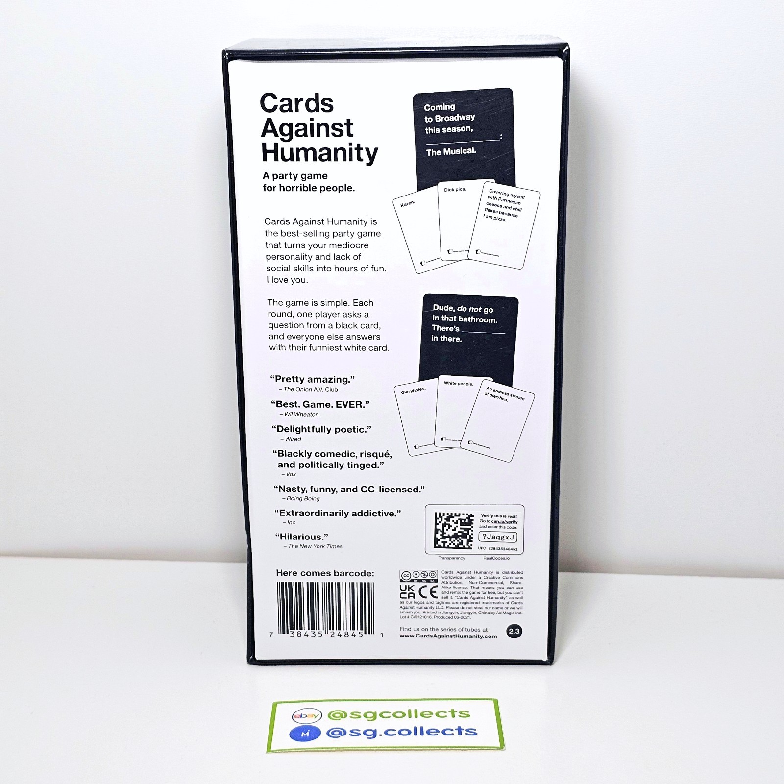 Cards Against Humanity Official Card Game *NIB*