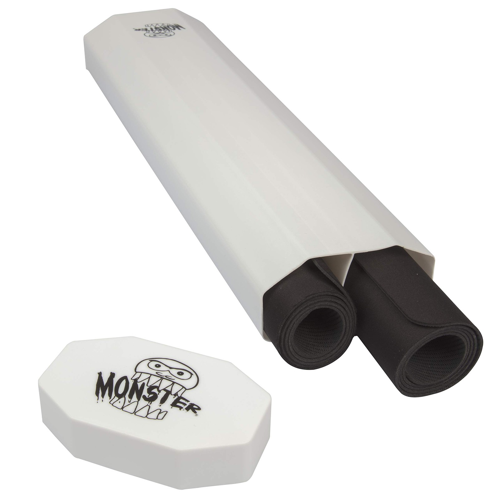 Dual Playmat Tube – Monster Protectors Prism-Shaped Play Case Holds Two Playmats