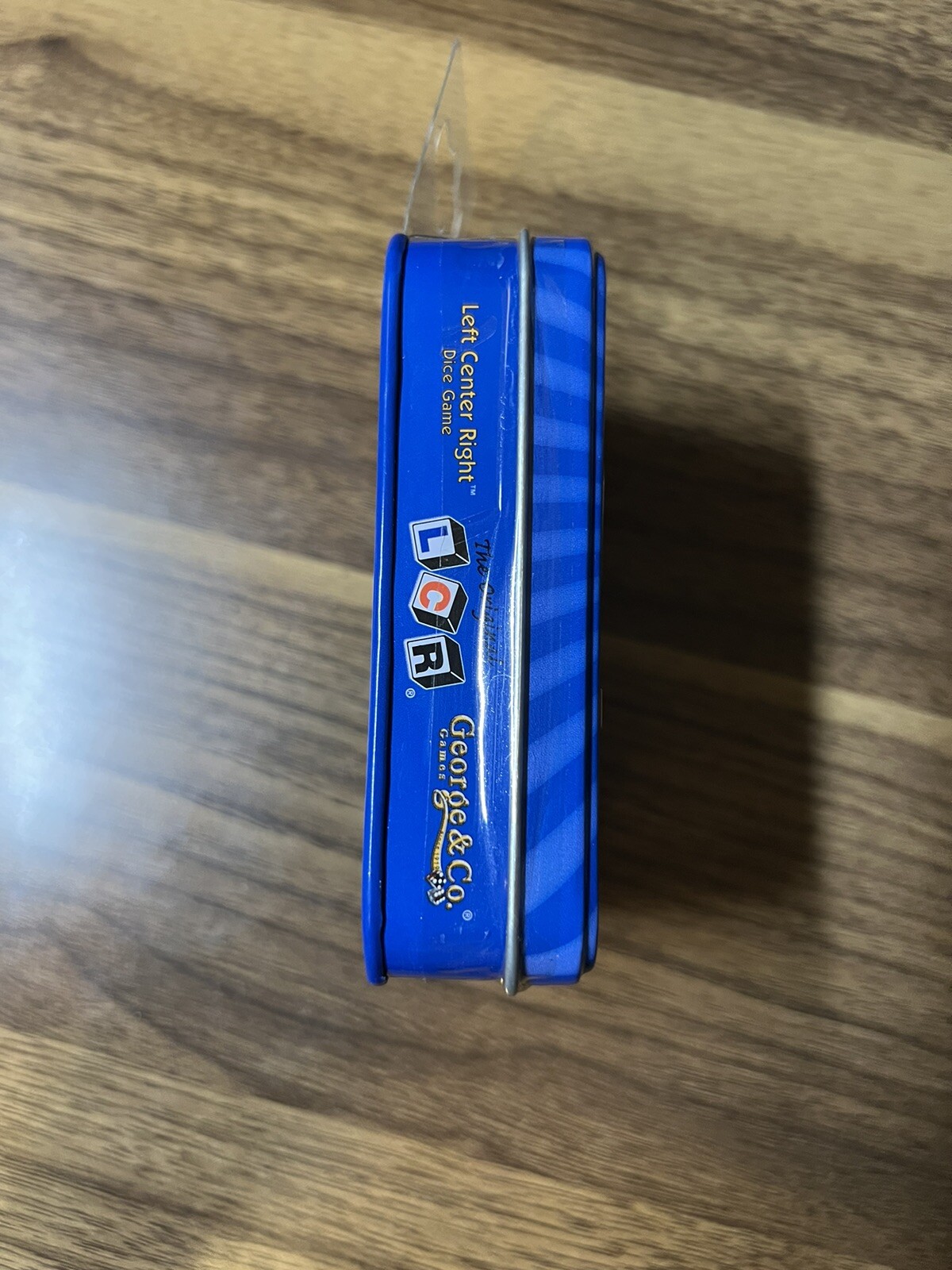 Left Center Right Dice Game – New – Sealed – Blue Tin