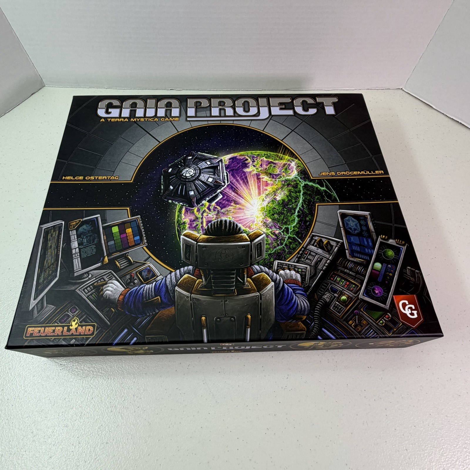 Gaia Project Board Game w/Folded Space Insert & Sleeved Cards COMPLETE