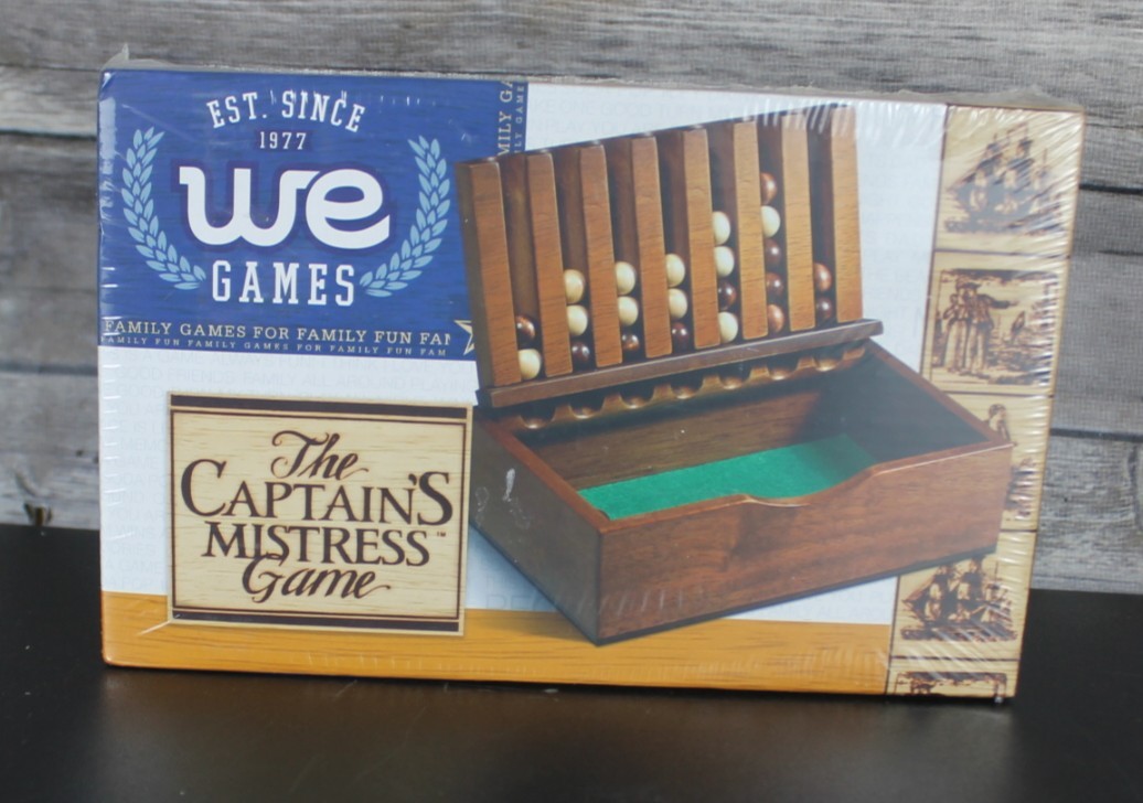 WE Games The Captain’s Mistress Game Wooden Board Strategy Game Brand New