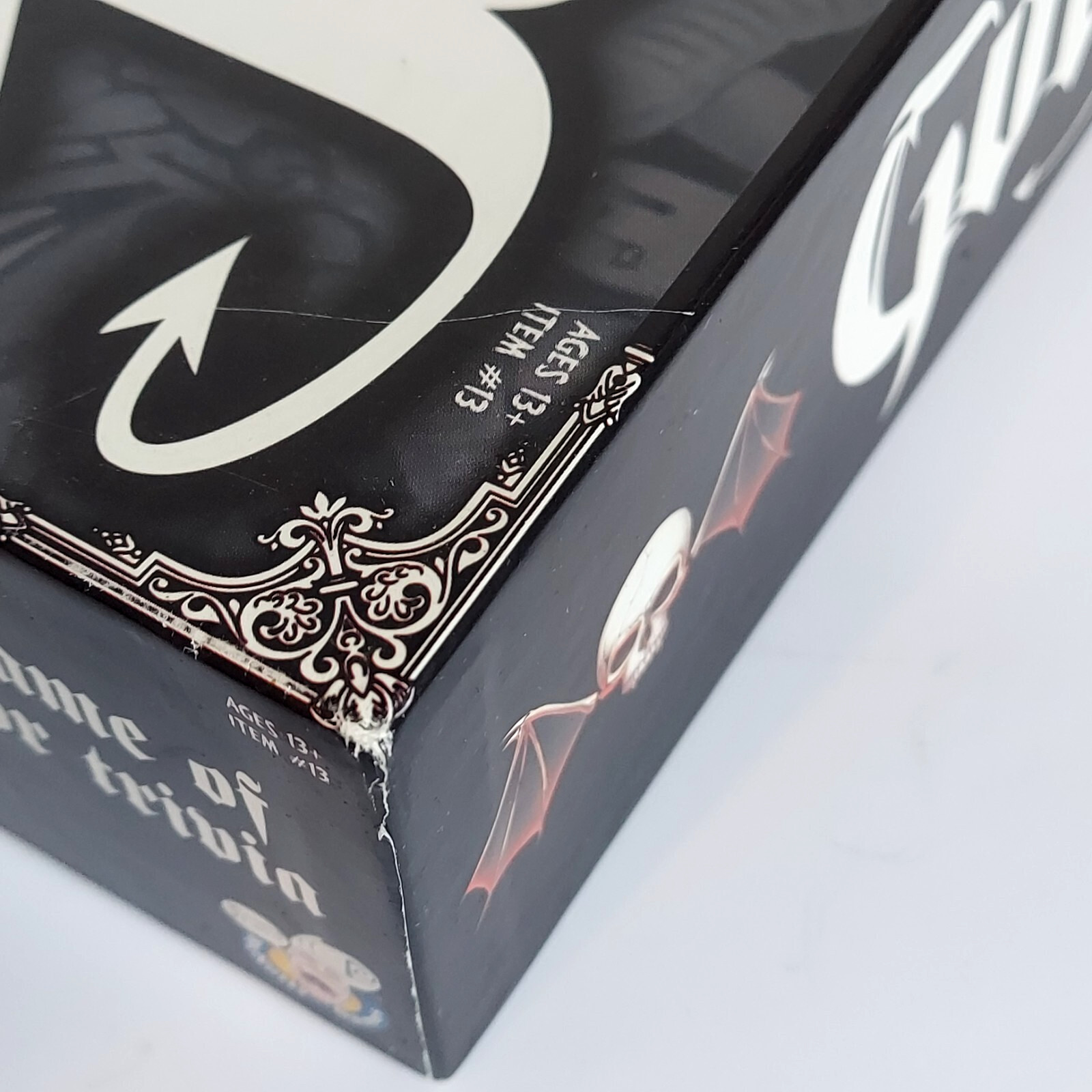 Goth The Game Of Horror Trivia Board Game 2002 Cult Halloween COMPLETE