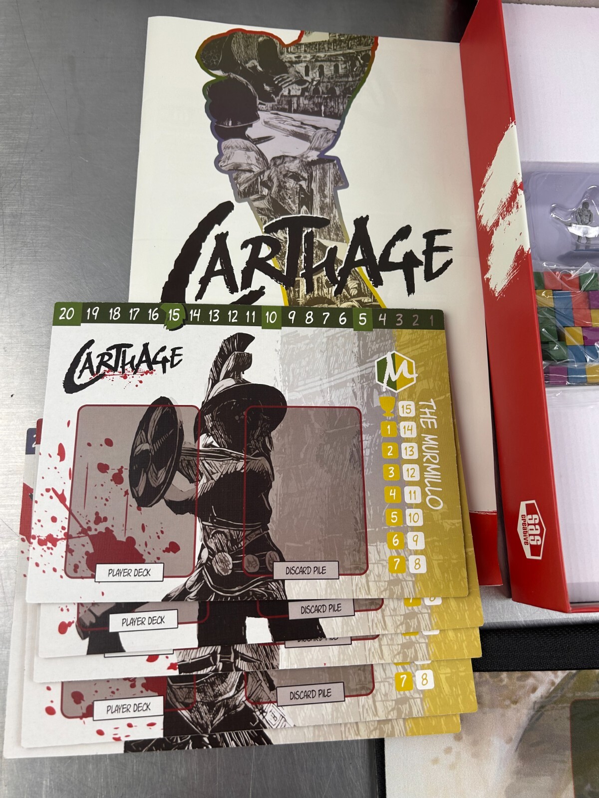 Carthage: The Deckbuilding Board Game [SAS Creative, Miniatures 1-5 Players]