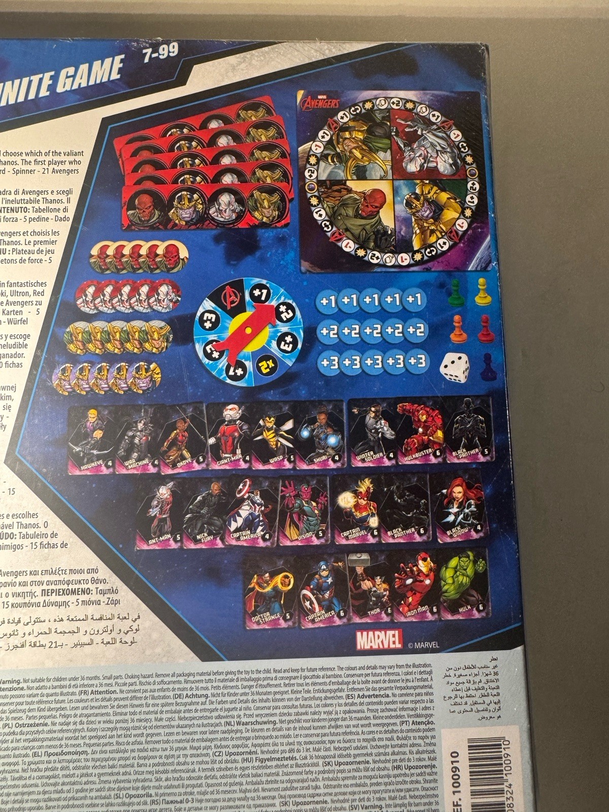 Marvel Avengers Unite Game Board Game 2019 Lisciani New Factory Sealed
