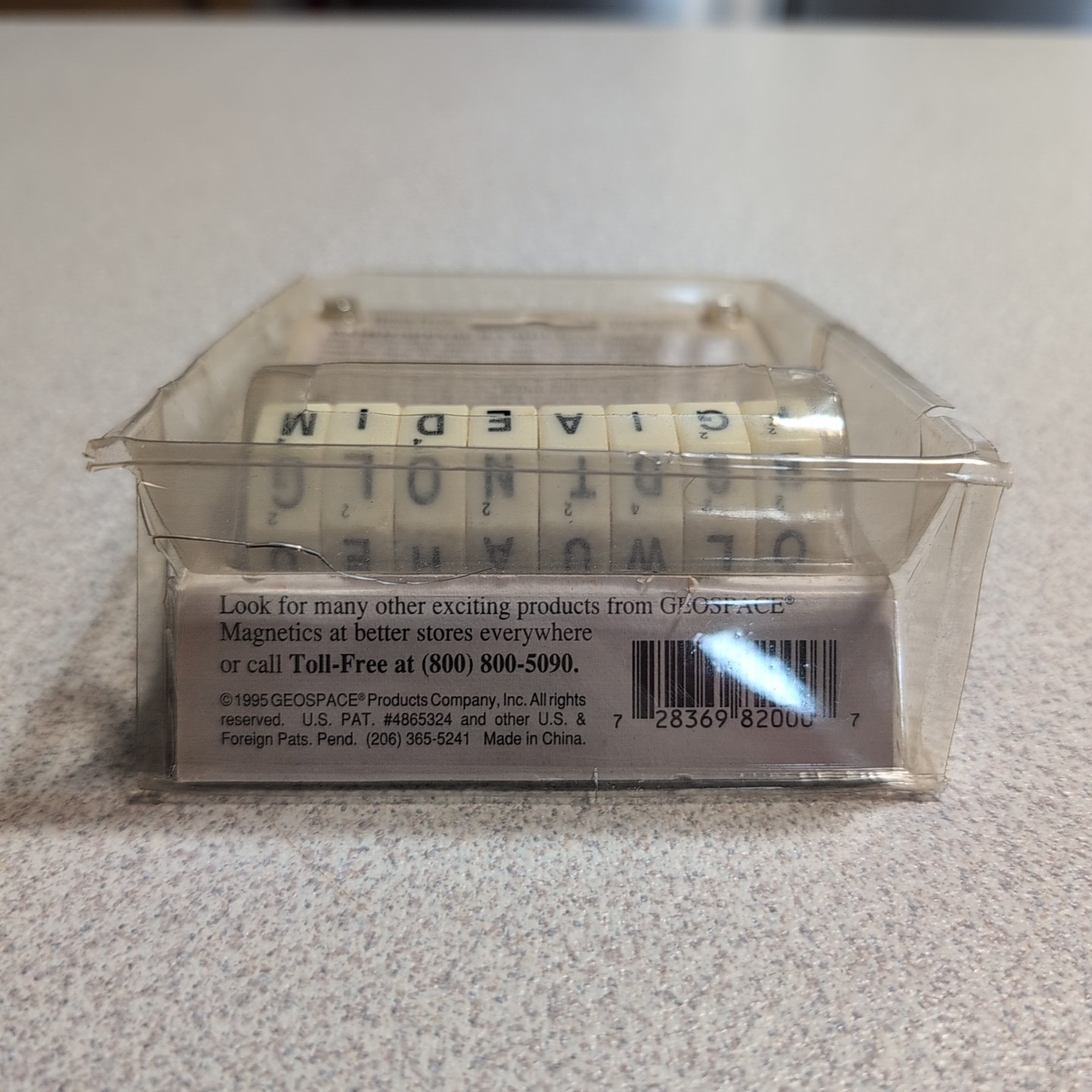 Word Spin Scramble 1995 Hand Held Word Game by Geospace 1 or More Players NEW