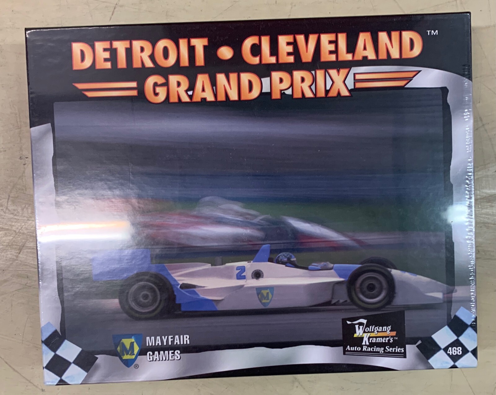 Mayfair Games Detroit Cleveland Grand Prix Board Game NIB Sealed