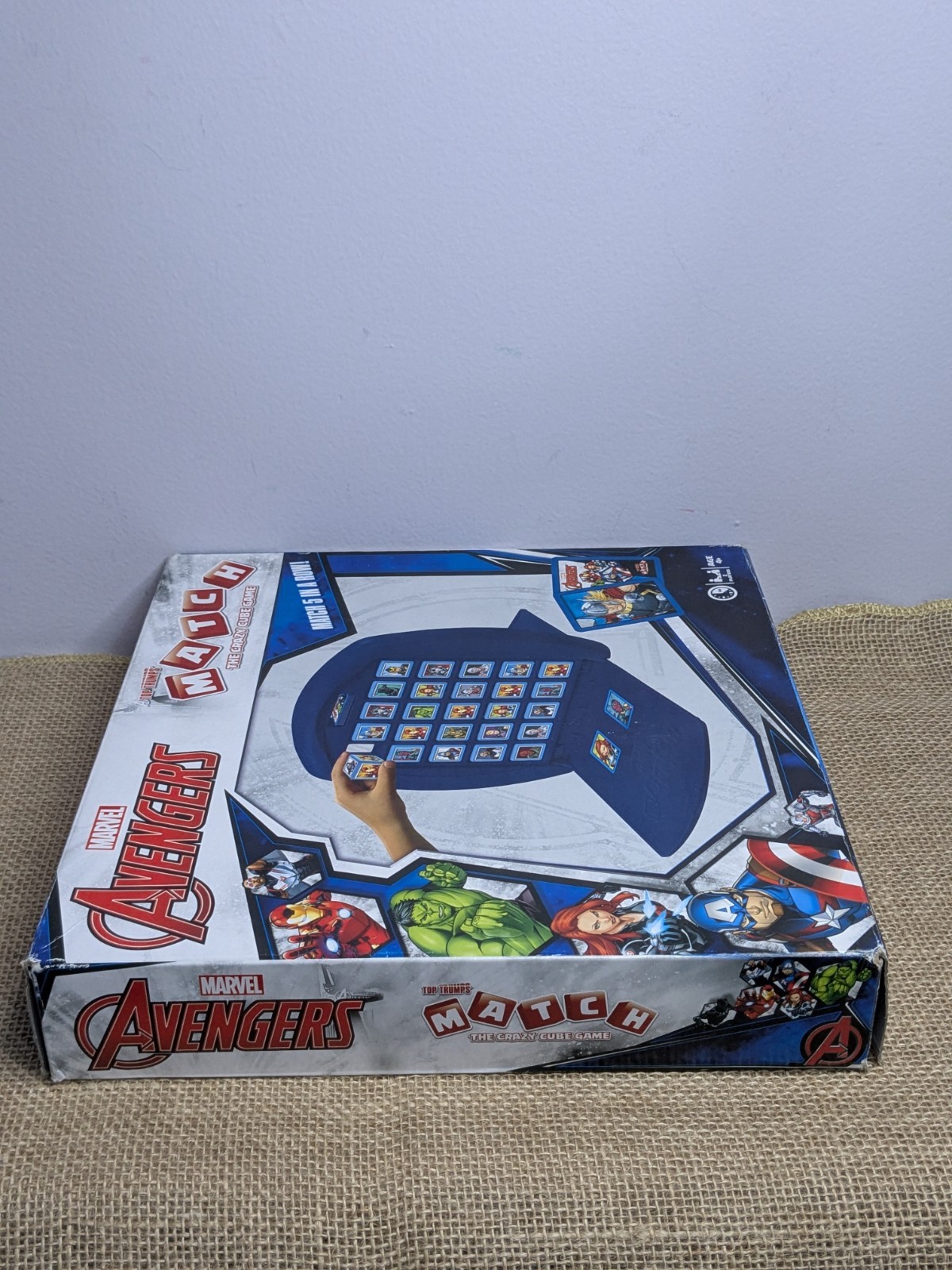 Marvel Avengers Match Board Game Top Trumps COMPLETE Crazy Cube Game 2 Player