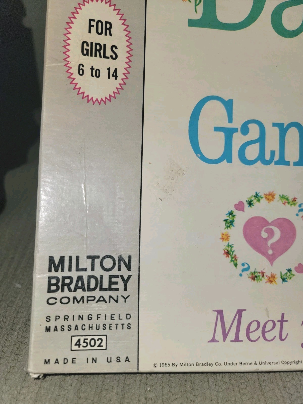Vtg 1965 Mystery Date Board Game by Milton Bradley Complete Nostalgic Game Nite