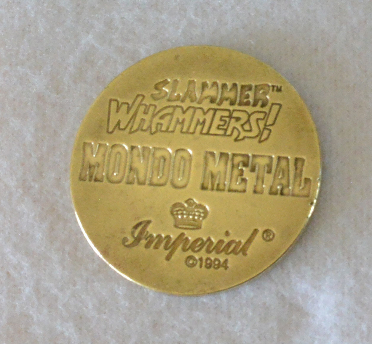 BRASS BAD NEWS SLAMMER 1994 IMPERIAL SLAMMER WAMMERS MONDO METAL