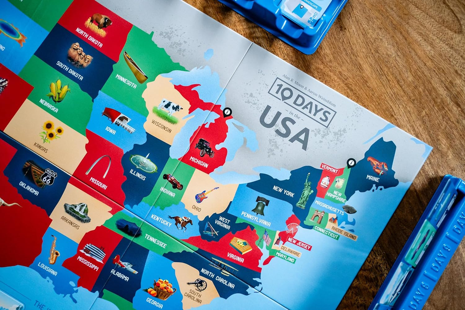 10 Days in the USA | Family Road Trip Board Game for All Ages | Designed by Alan