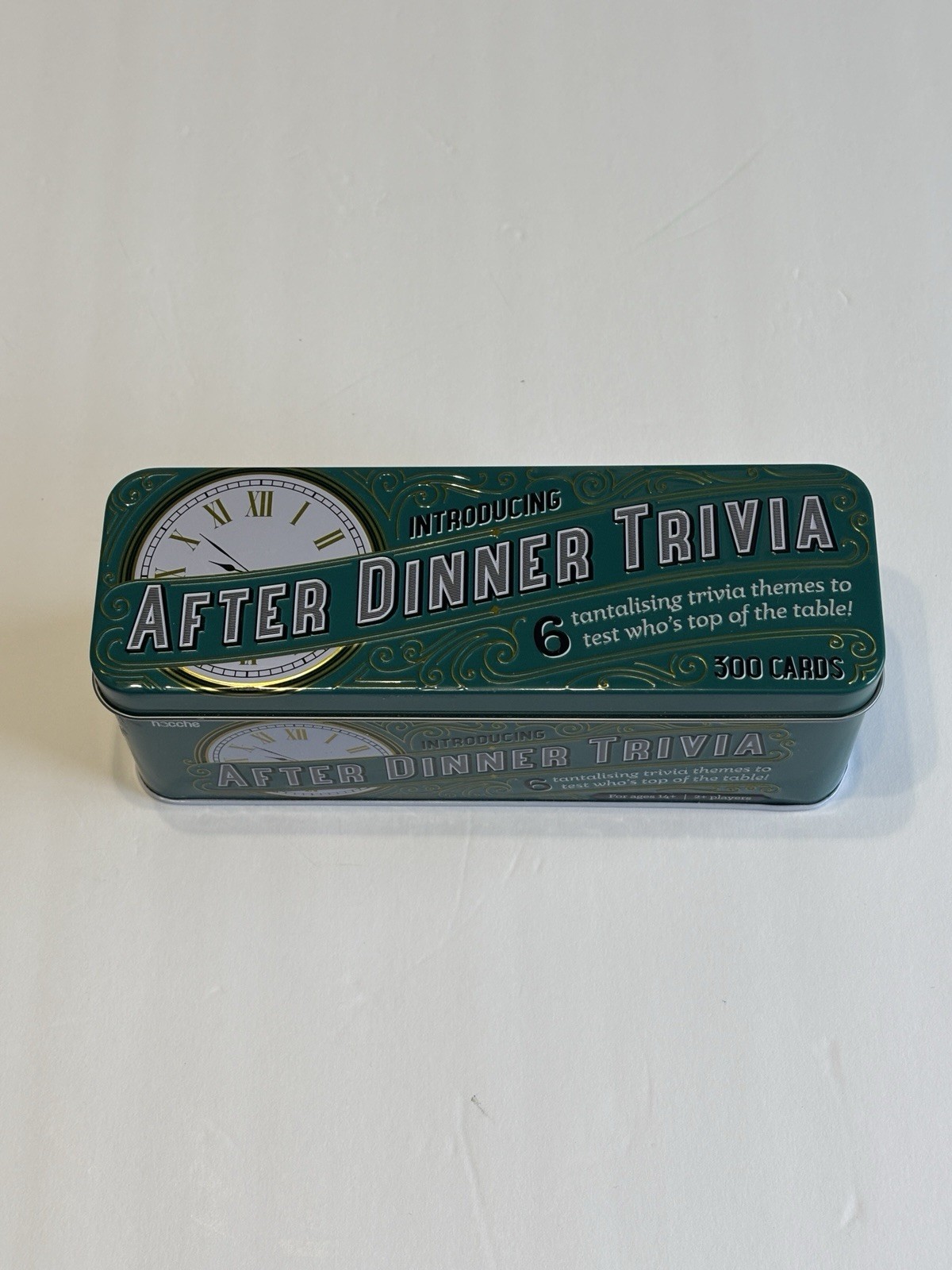 After Dinner Trivia Game by Hacche Ages 14 and Up For 2 or more Players NOB
