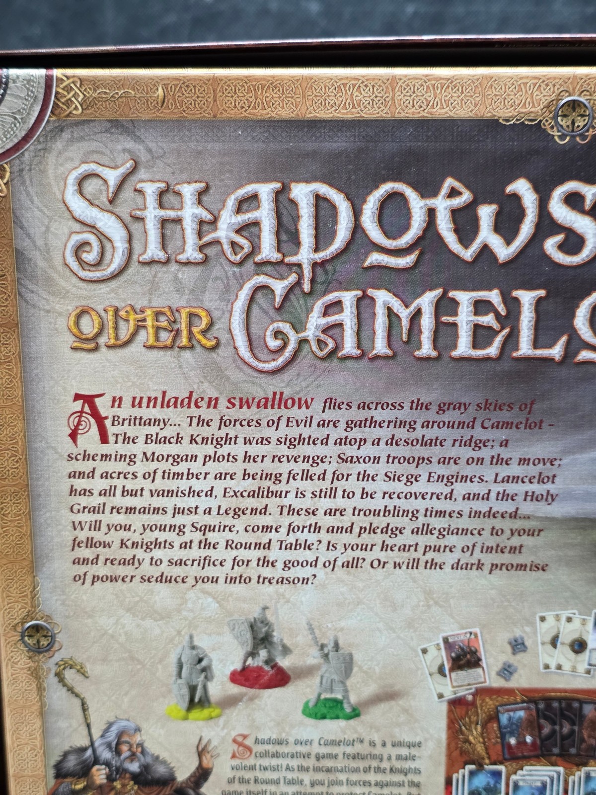 Shadows Over Camelot Days of Wonder Fantasy Board Game Complete In Great Shape