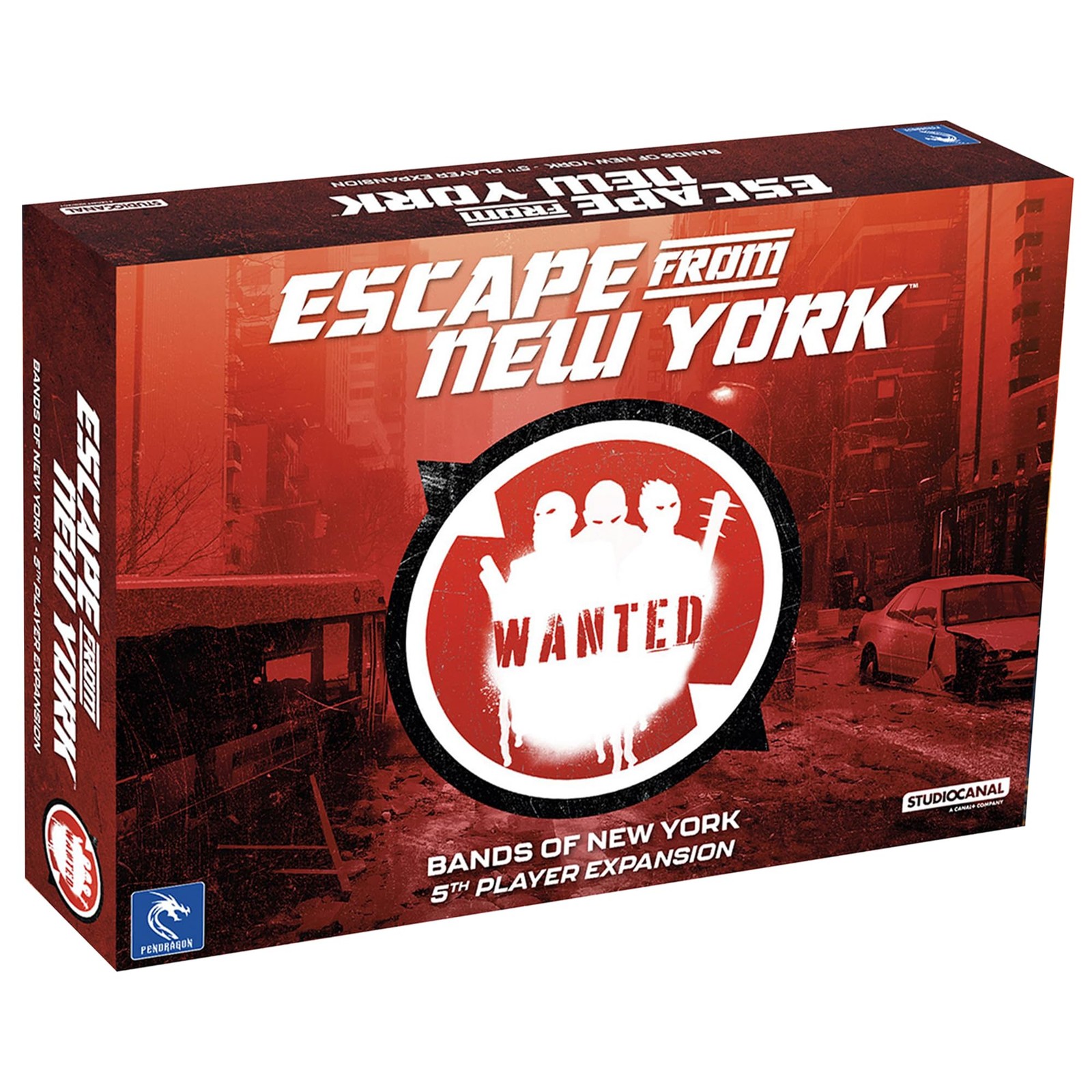 Escape from New York Bands of New York Expansion for 5 Players Board Game