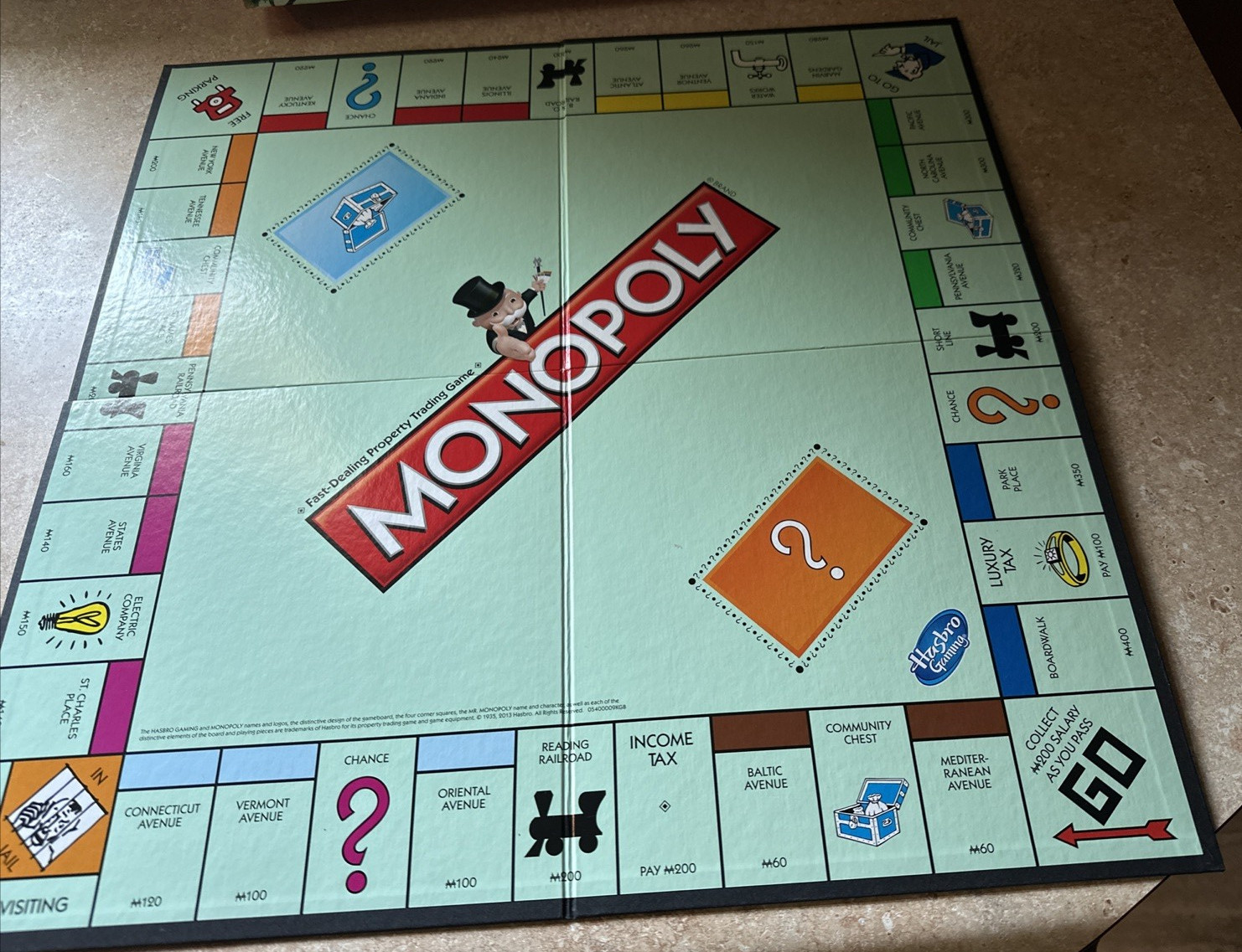 Hasbro Classic Monopoly Game 2014 Complete Preowned