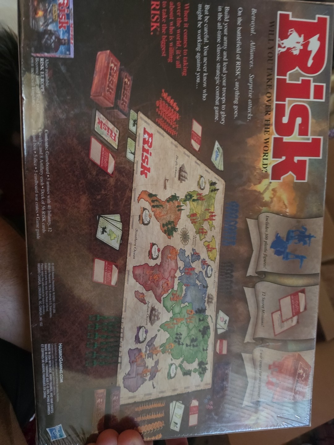 RISK Board Game 2015 Parker Brothers Hasbro NEW