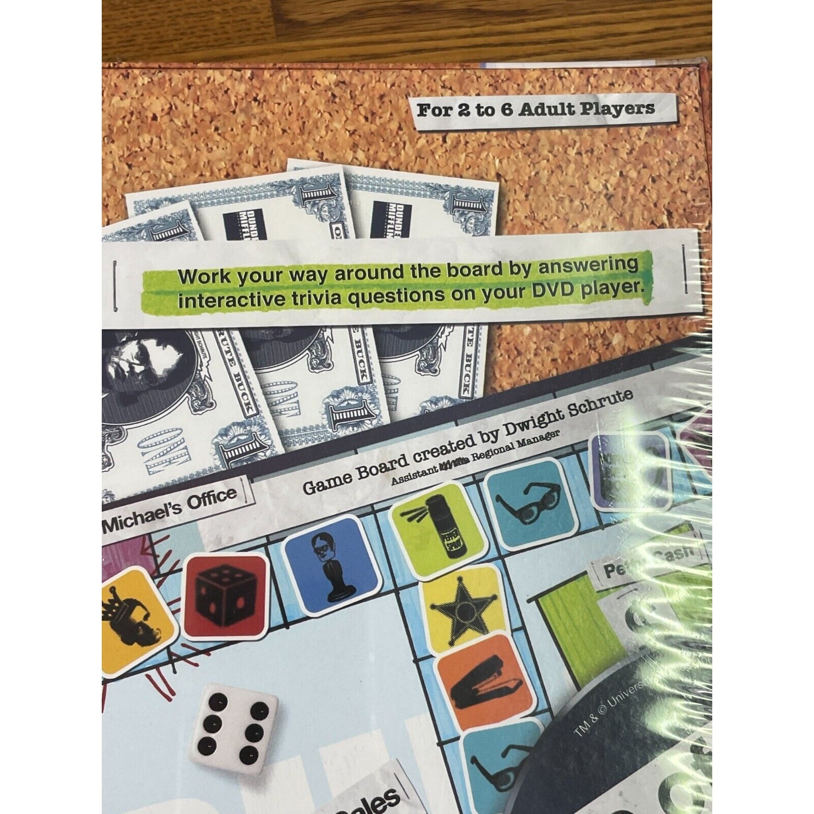 The Office DVD Board Game 2008 Pressman Trivia by Dwight Schrute NEW Sealed