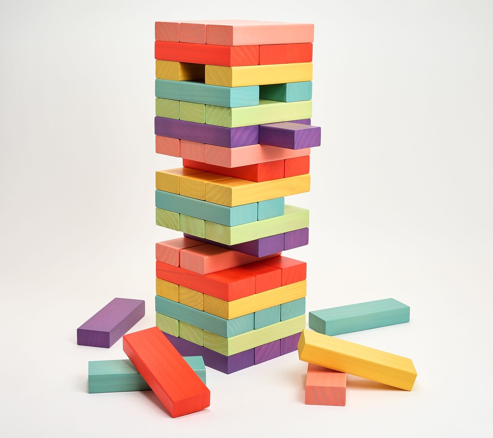 Bobby Berk 3 Foot Jumbo Stacking Wood Blocks 54 Piece Game