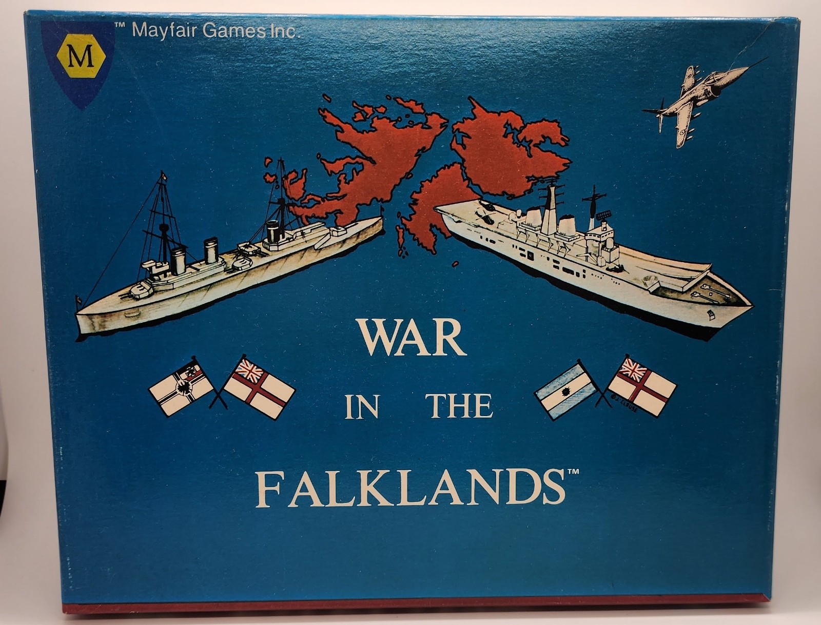 War in the Falklands (Mayfair Games 1982) – Near Mint, Complete, & Unpunched