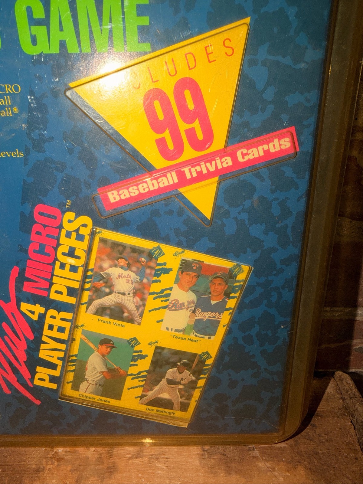 1990 Classic MLB Baseball Trivia Board Game Ken Griffey Jr. Unopened