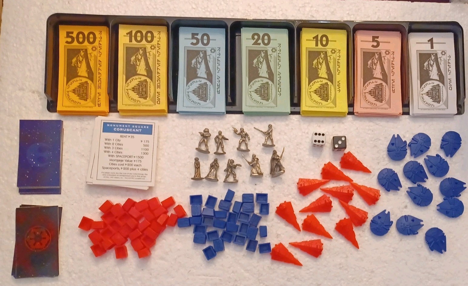 Star Wars Monopoly 1997 Limited Collectors Edition 20 Years Complete