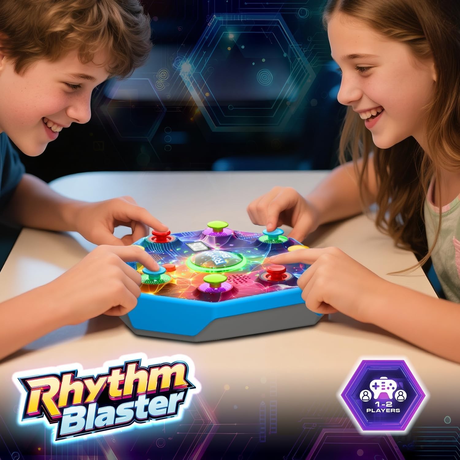 4 Game Modes Electronic Reflex Challenge – Interactive Fun for Kids Ages 6-12
