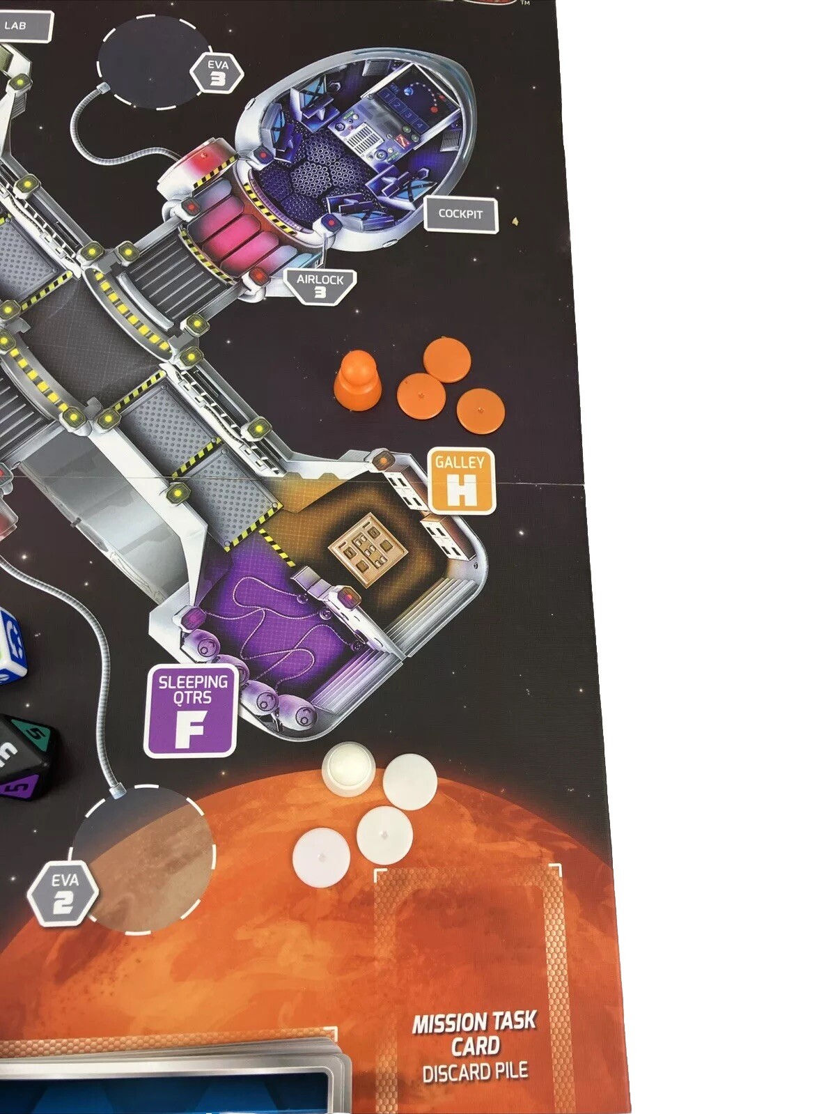 Mission Critical: Mars Cooperative Space Adventure BoardGame Talking Computer