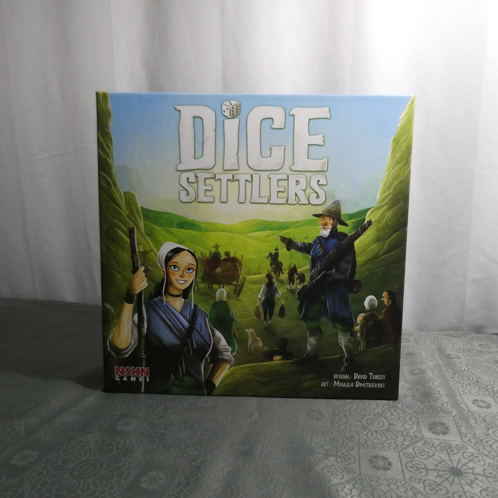 DICE SETTLERS Board Game NSKN Games *Inside items UNOPENED*