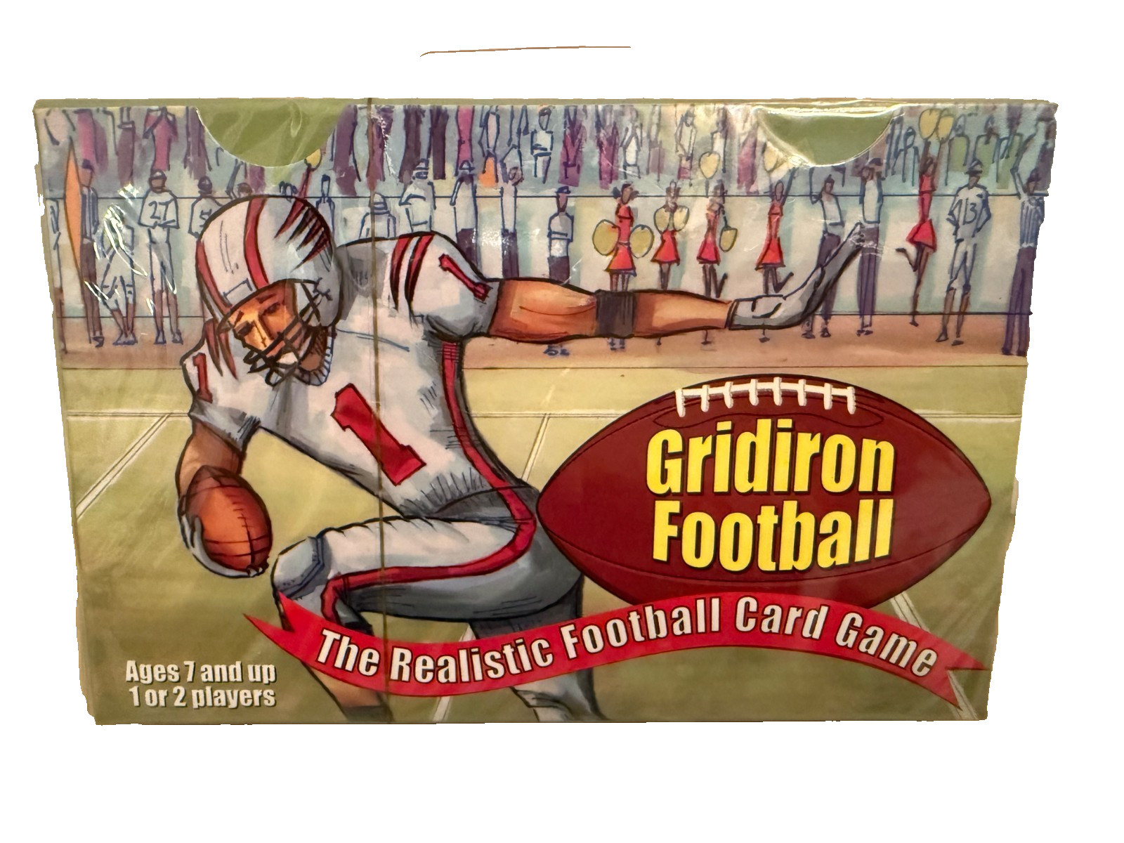 Gridiron Football Realistic Football Card Game New Sealed Ages 7+ 1-2 Players