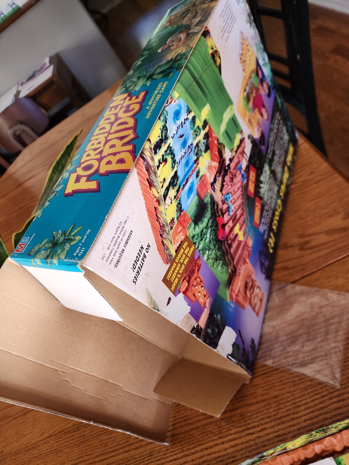 1992 Forbidden Bridge Board Game Milton Bradley WORKING Mint Complete Vintage