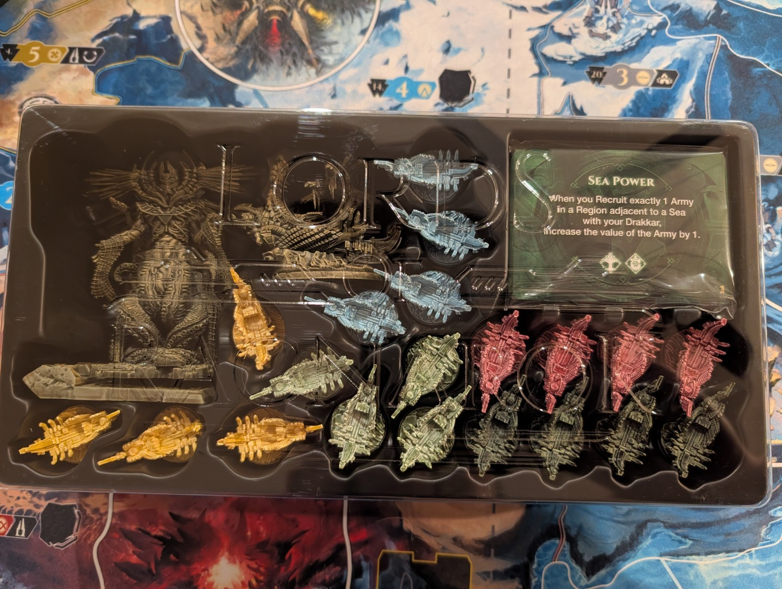 Lords of Ragnarok + Mat, Stretch goals, Terrain and Seas of Aegir.