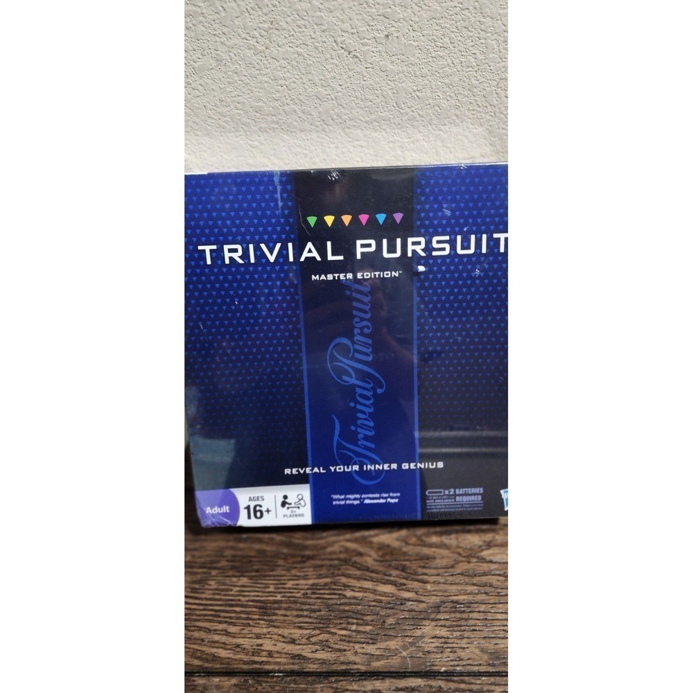 Trivia Pursuit Master Edition Board Game. Hasbro. 2009. New Sealed.