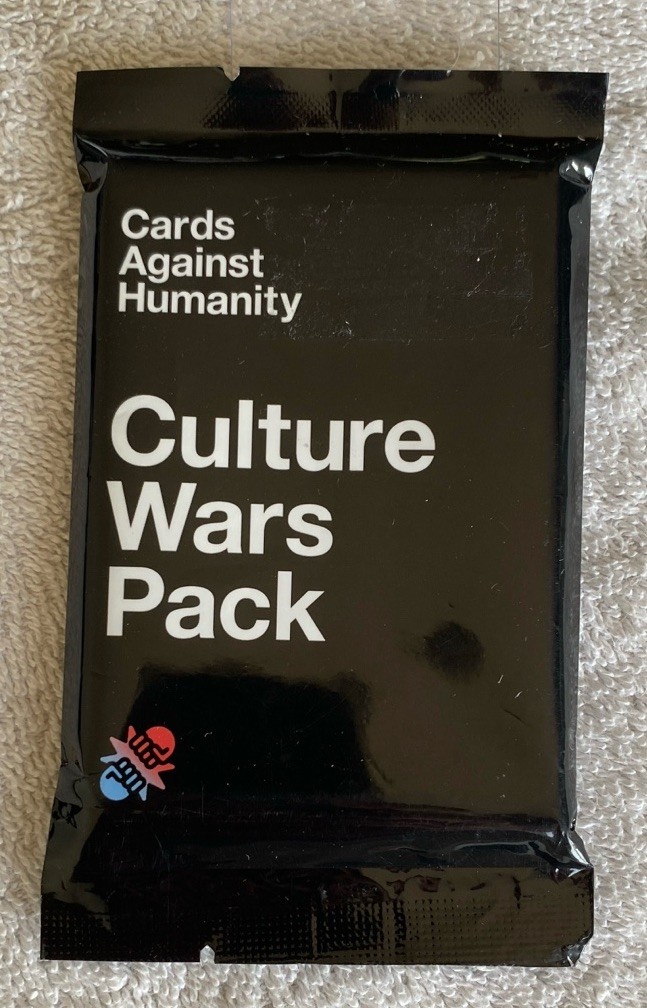 CARDS AGAINST HUMANITY Game + Culture Wars Expansion Pack Early Version 1.5 2013
