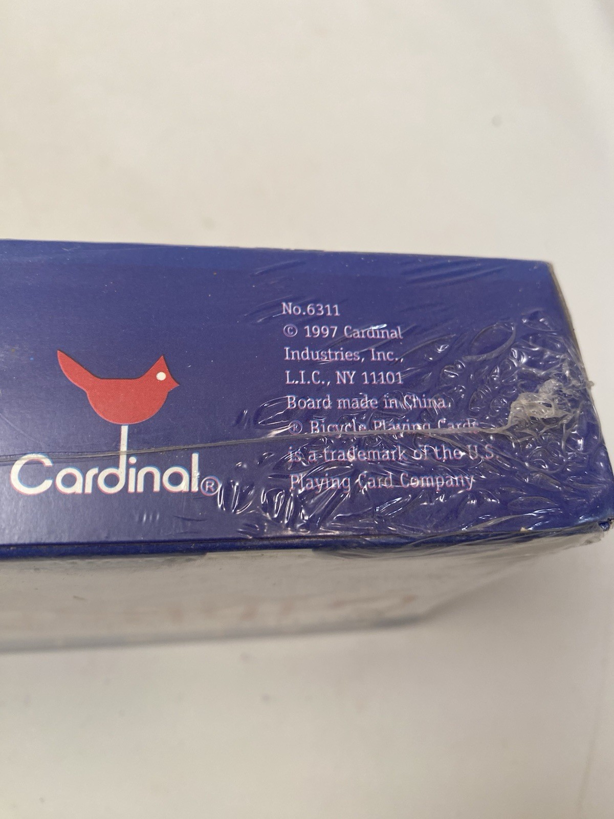 Cribbage NEW SEALED 1997 Deluxe Set SOLID WOOD CARDINAL W/ Cards Board Game