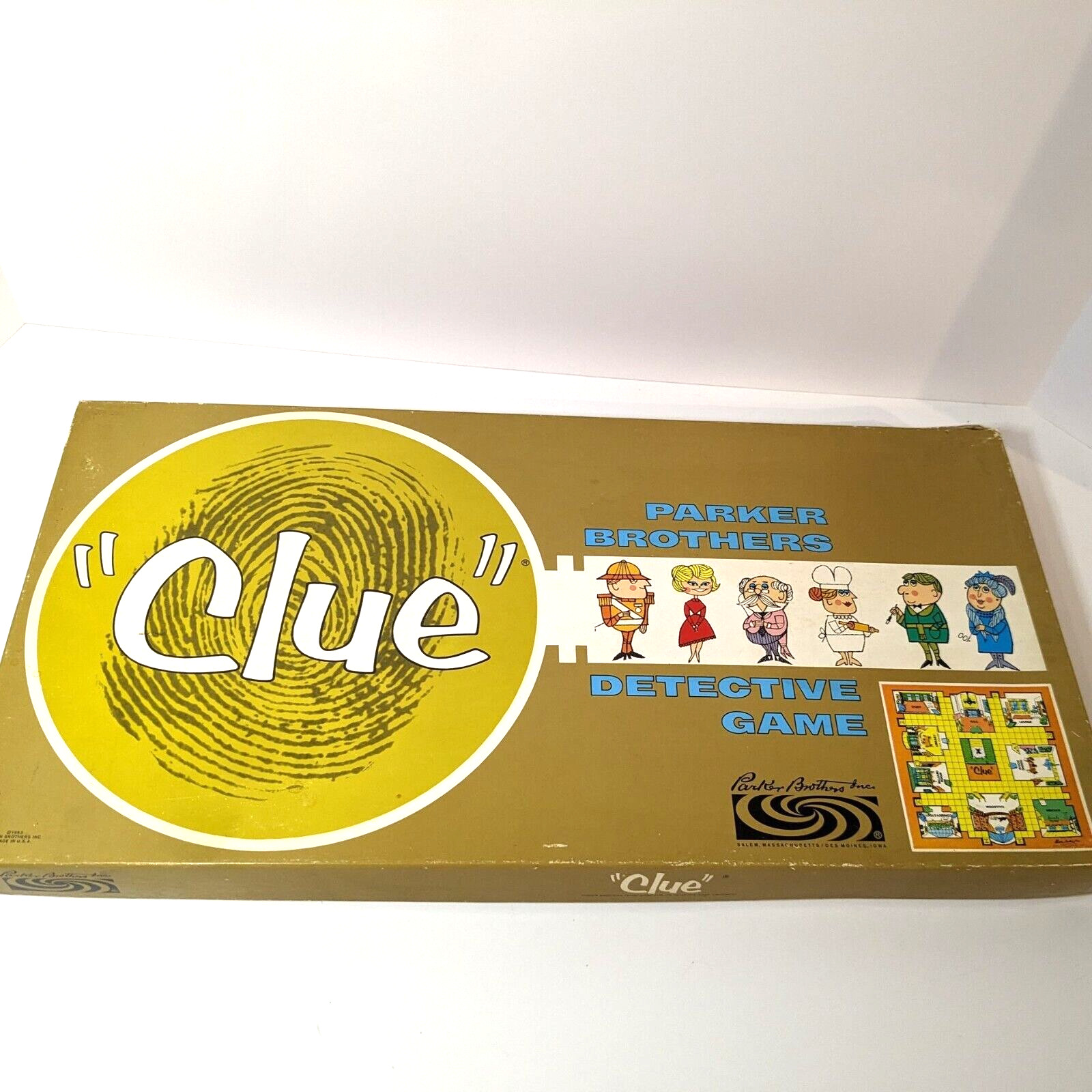Vintage 1963 Clue Game by Parker Brothers, Complete with all Original Parts